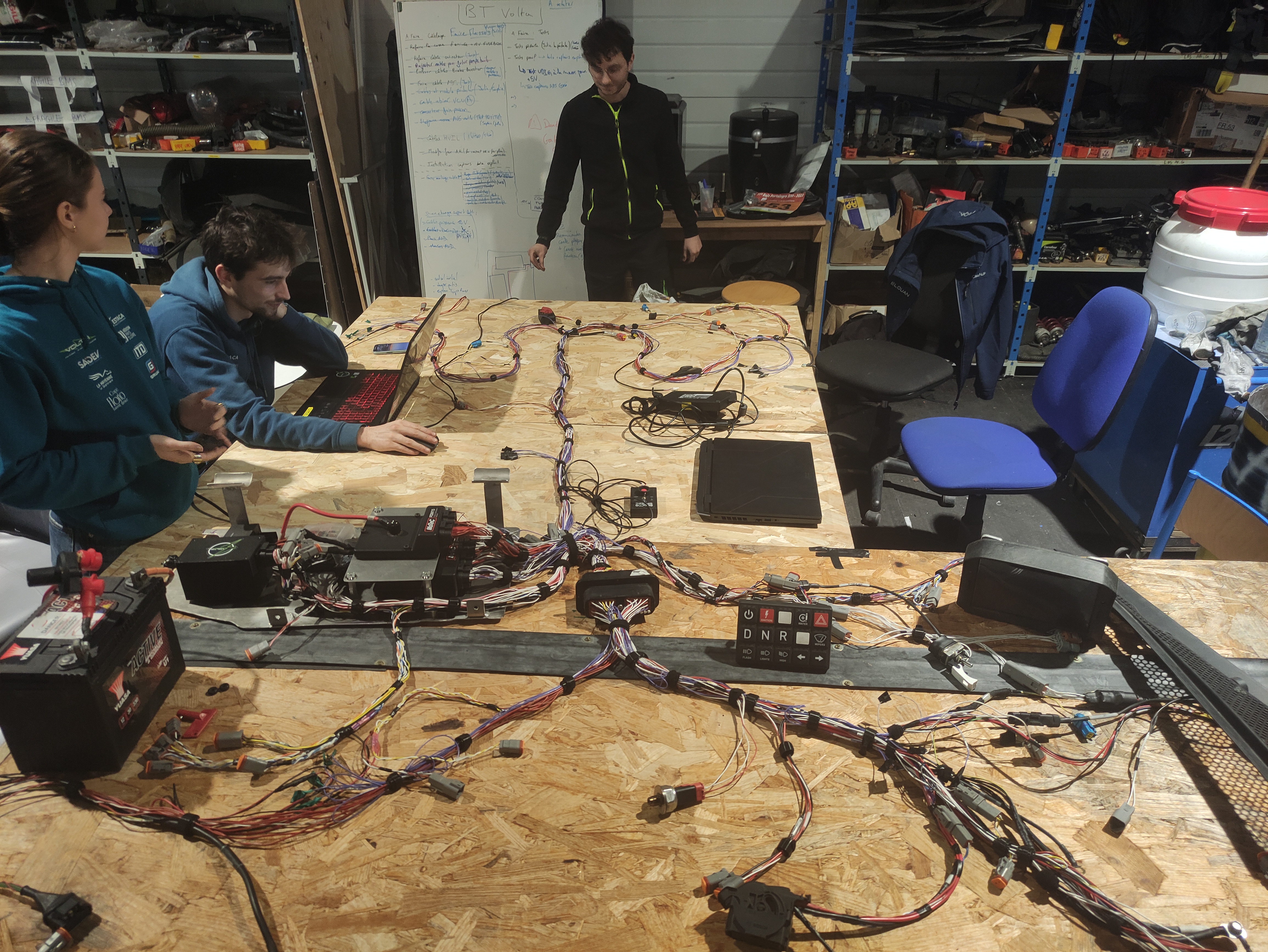 Volta EV wiring harness integration